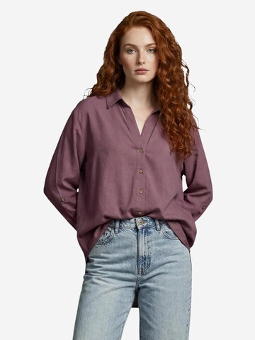 Camicia da donna '15363991' di ONLY in rosso: frontale