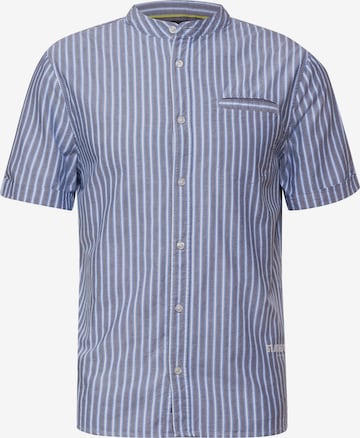 Street One MEN Regular fit Button Up Shirt in Blue: front