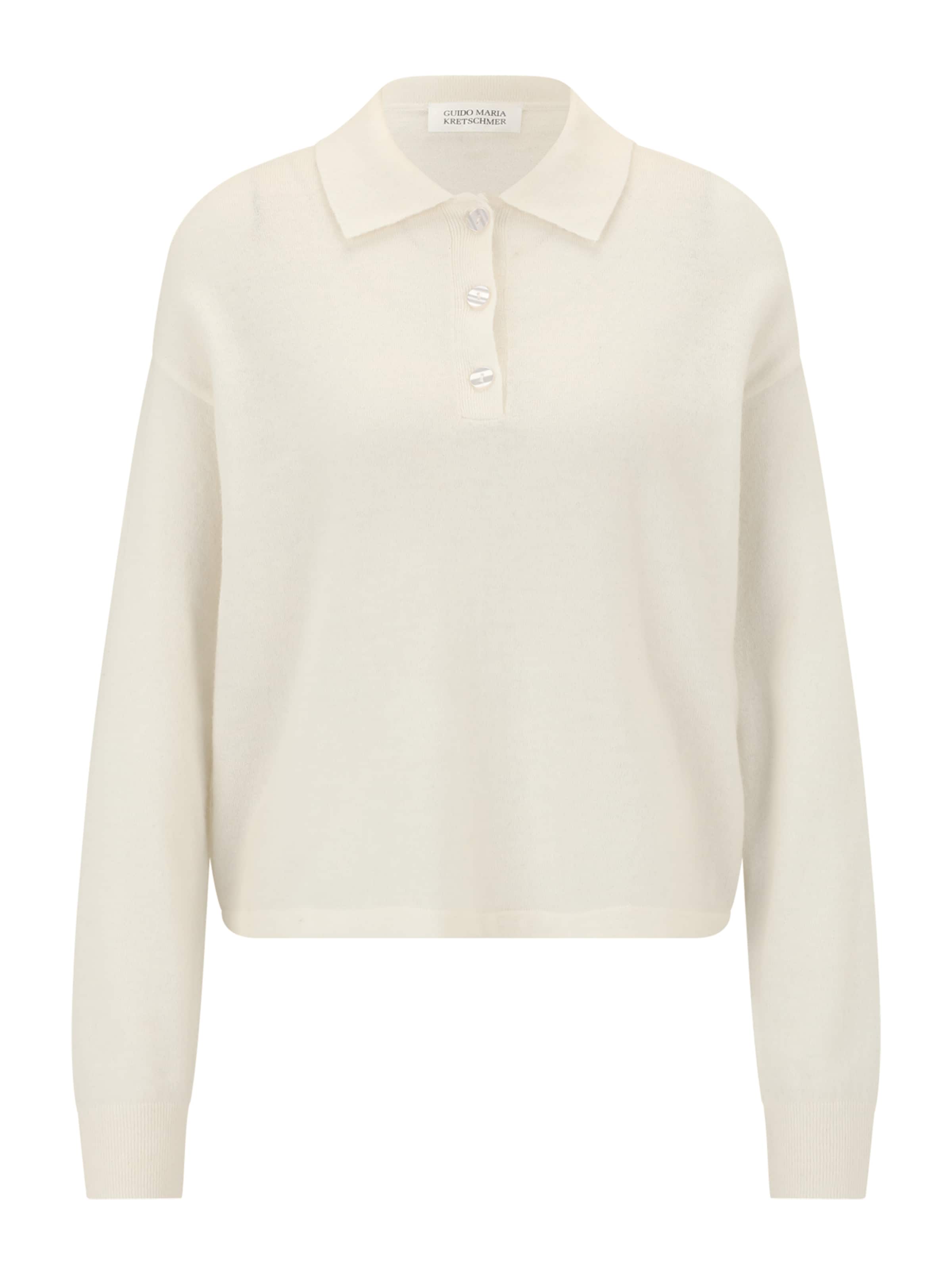 Guido Maria Kretschmer Women Kampsun 'Patrizia', värv valge: eest vaates