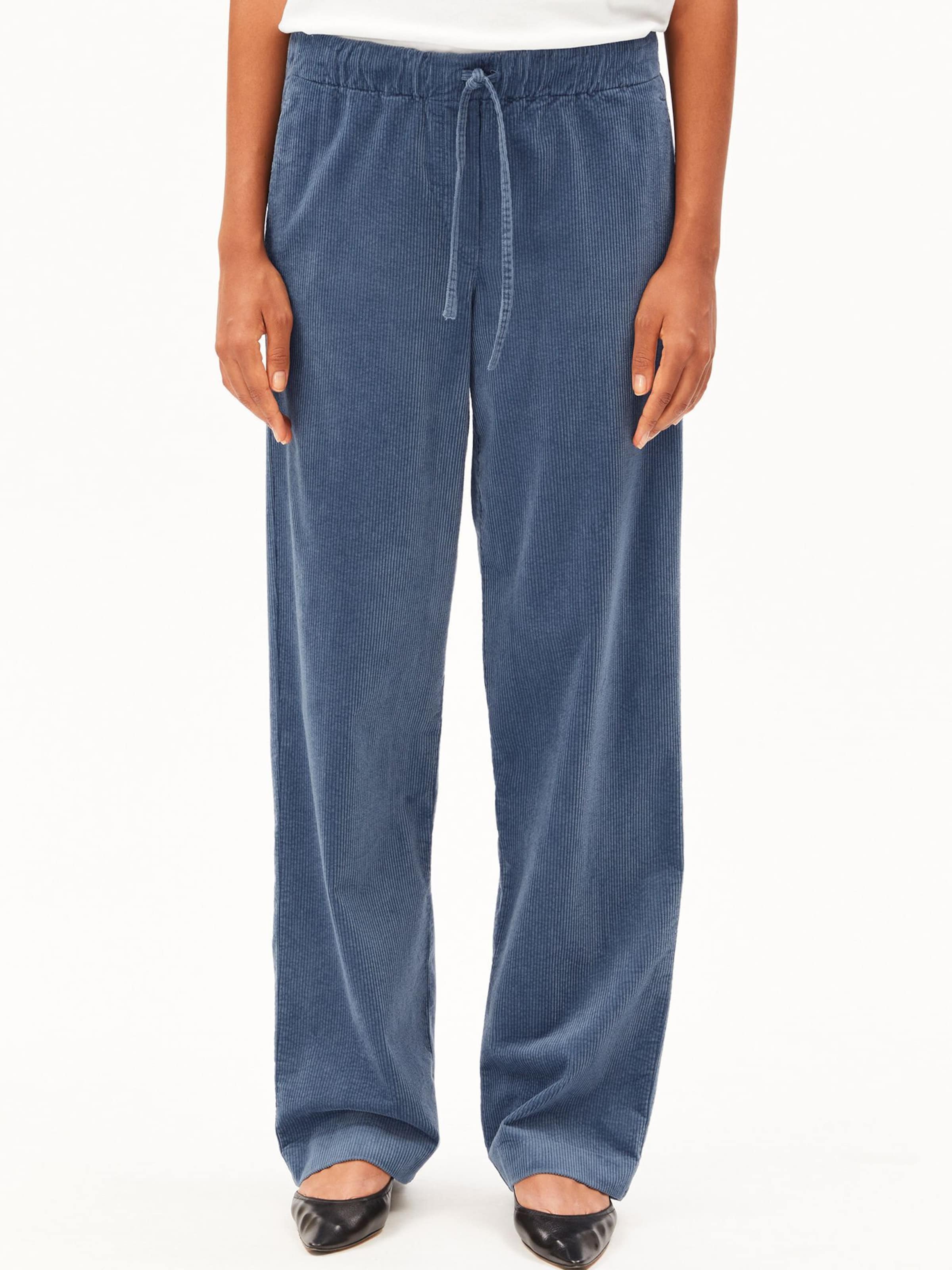 ARMEDANGELS Wide leg Trousers in Blue