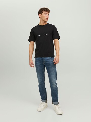 JACK & JONES Regular fit Μπλουζάκι 'Copenhagen' σε μαύρο