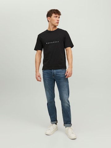 JACK & JONES Regular fit T-shirt 'Copenhagen' i svart