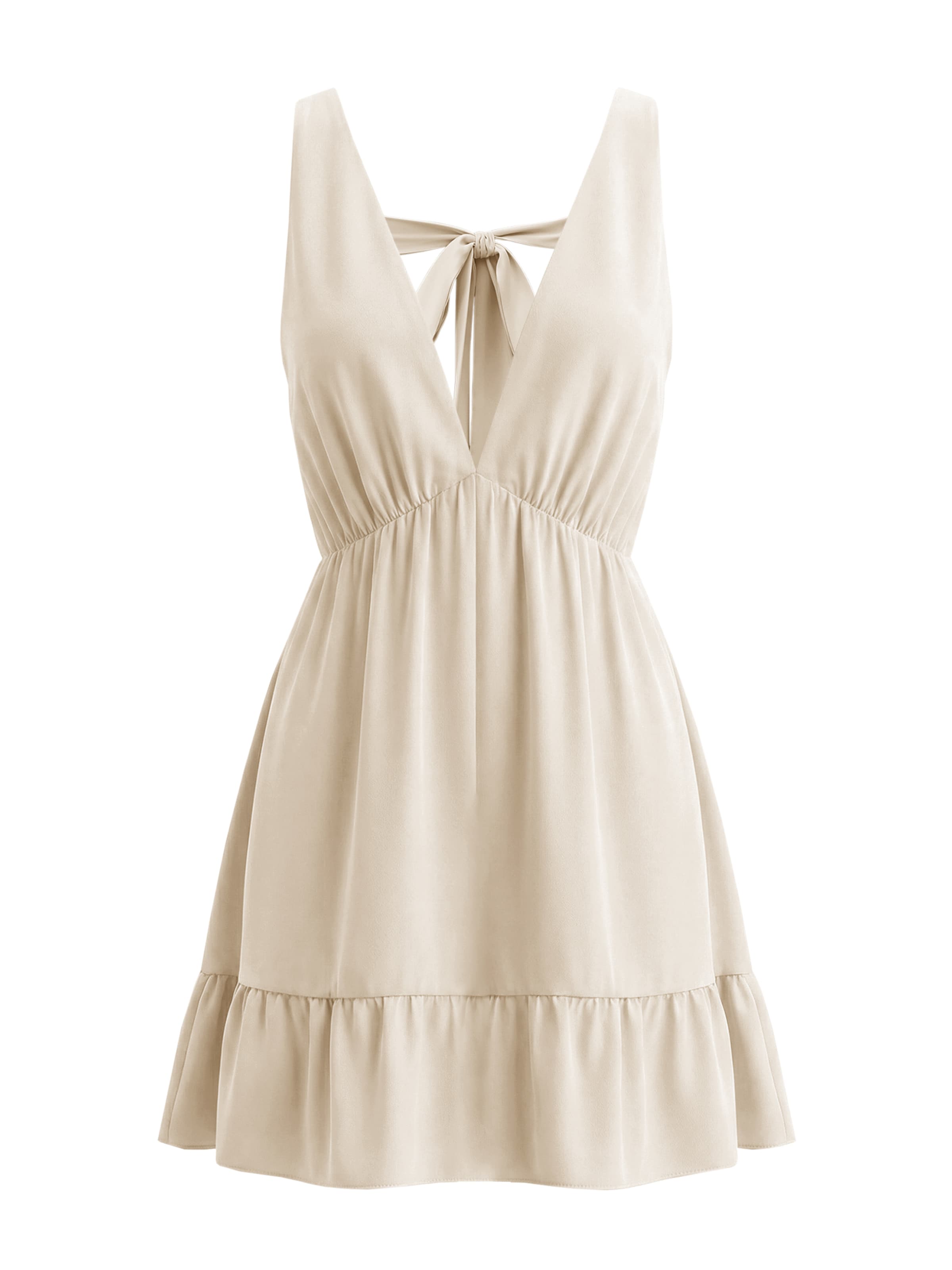 Imily Bela Kleid in Beige: Vorderseite