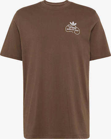 ADIDAS ORIGINALS T-Shirt 'Paris BG' in Braun: Vorderseite
