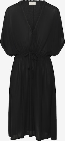 Robe 'Daisy Amber Tie' Kaffe en noir : devant