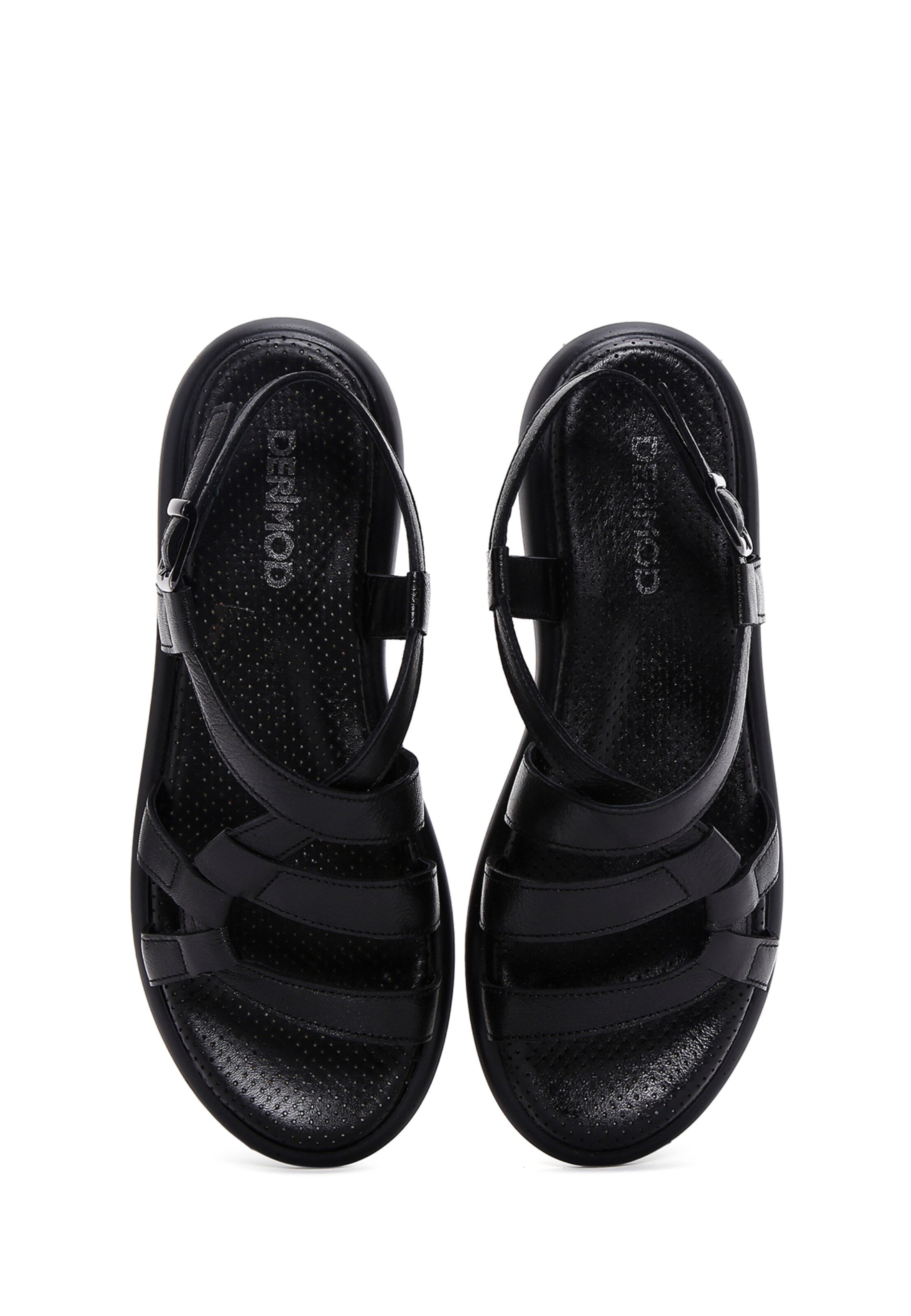 Sandales à lanières Derimod en noir