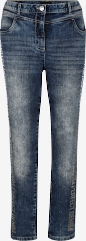 MIAMODA Slimfit Jeans in Blauw: voorkant