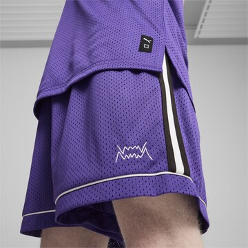 PUMA Regular Sports trousers in Purple