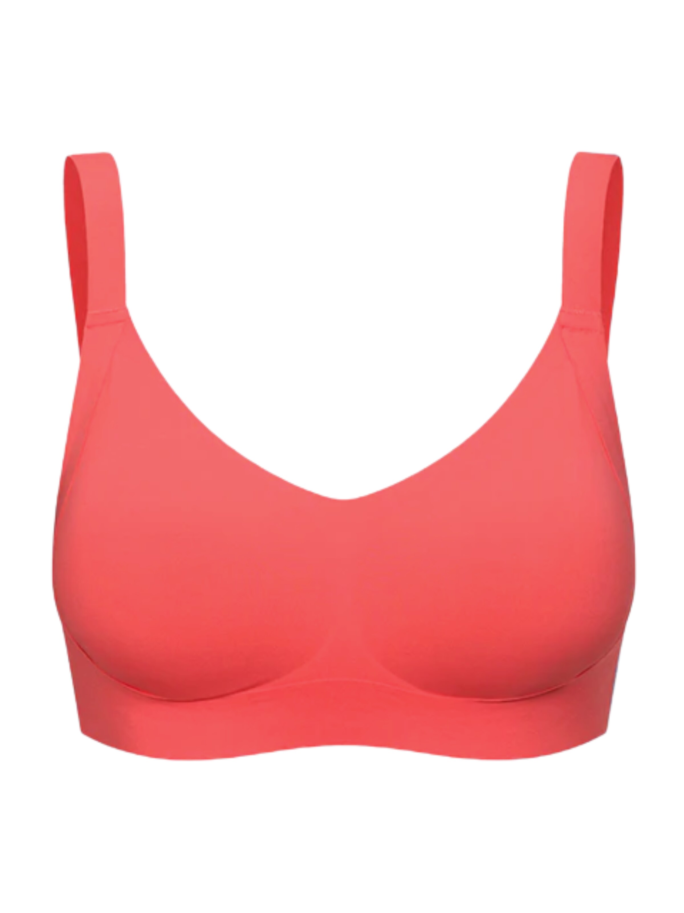 cfab by creamy fabrics Push-up Bra 'Seamless Compact Push-Up BH' in Orange