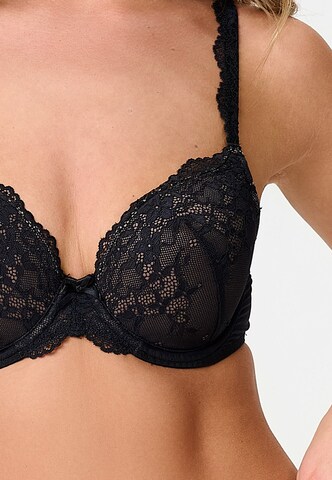 T-shirt Reggiseno di LingaDore in nero