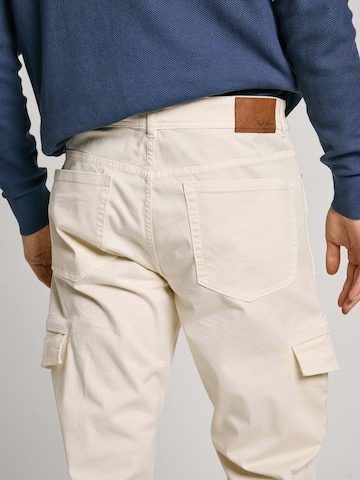 Pepe Jeans Regular Cargo Pants in White