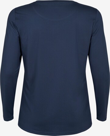 Active by Zizzi Sportshirt in Blau