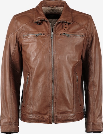 JCC Lederjacke in Braun: Vorderseite