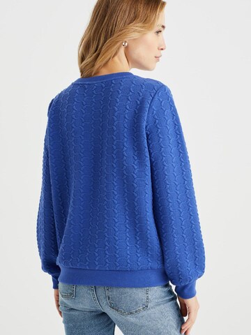 WE Fashion Sweatshirt in Blauw