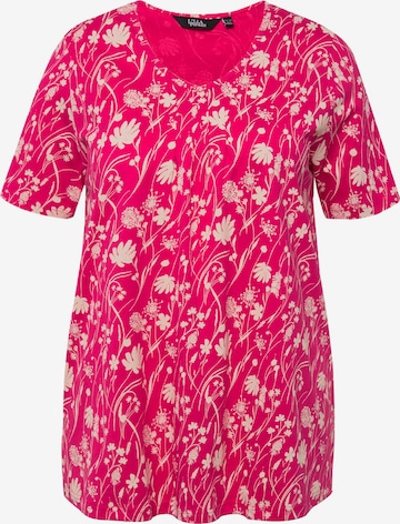 Ulla Popken Shirt in Roze: voorkant