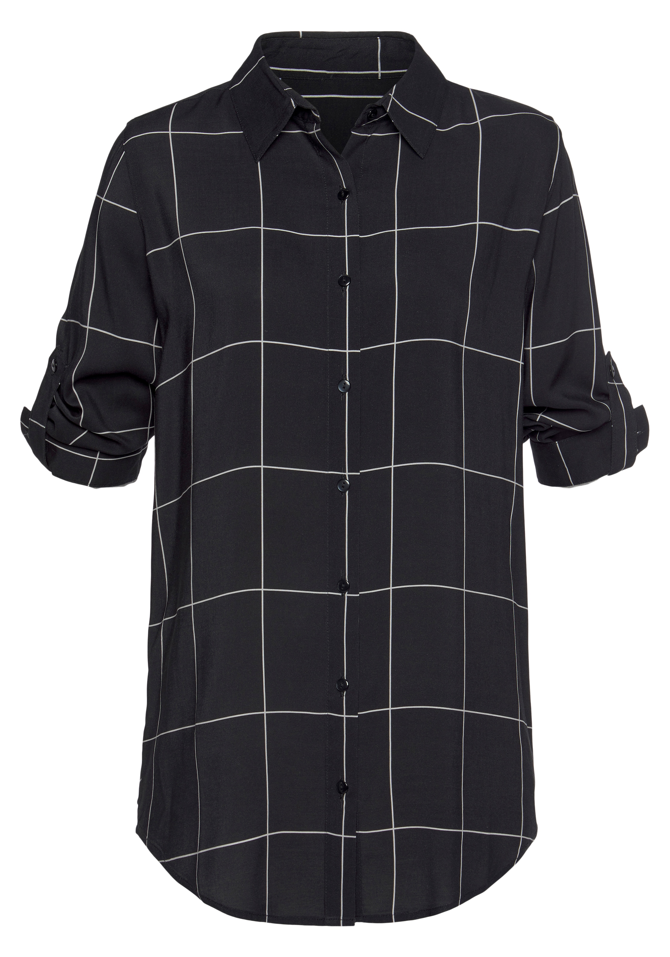 LASCANA Bluzka w kolorze czarny