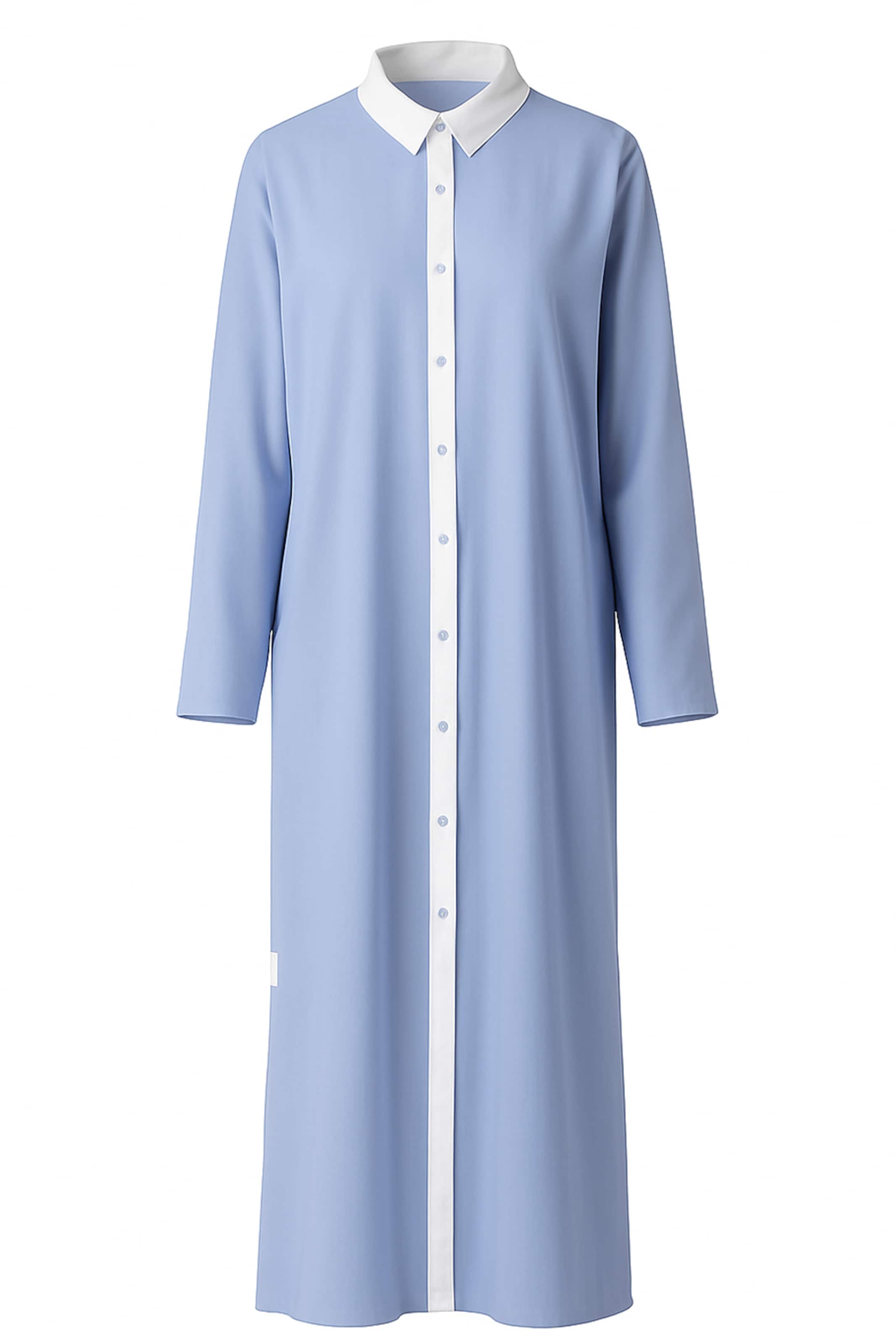 Touche Prive Blusenkleid in himmelblau / weiß, Produktansicht
