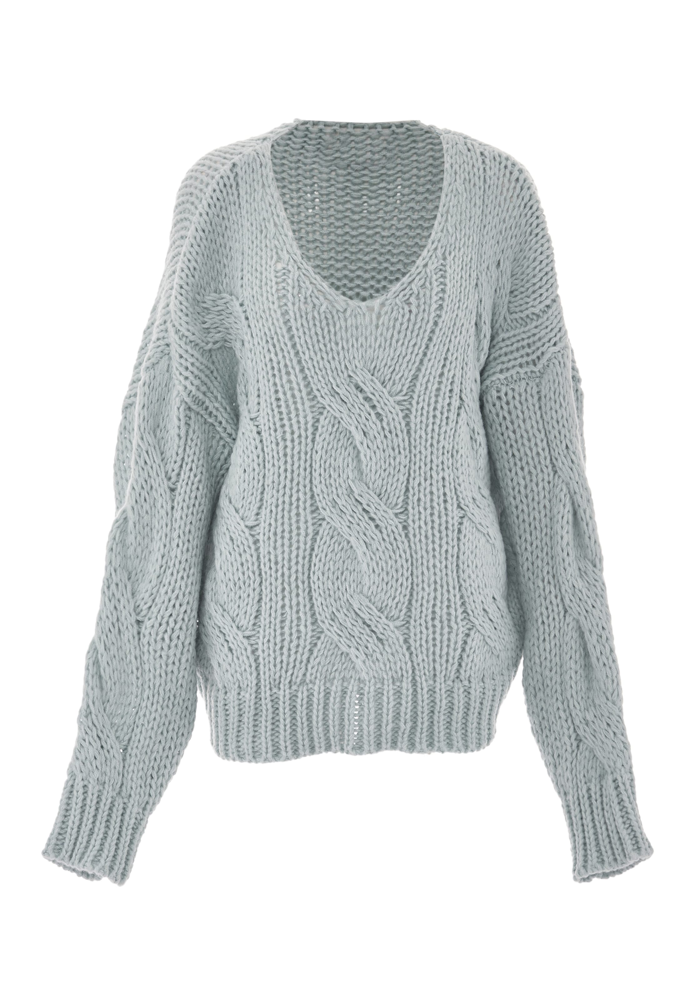 ebeeza Sweater in Blue: front