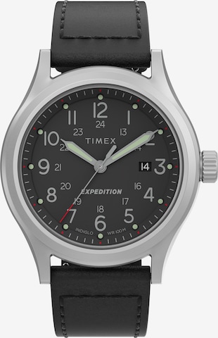 TIMEX Analoog horloge in Zwart: voorkant