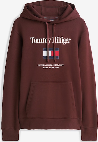 Veste de survêtement TOMMY HILFIGER en rouge : devant