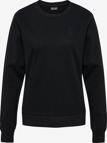 Hummel Sportief sweatshirt 'ACTIVE' in Zwart: voorkant