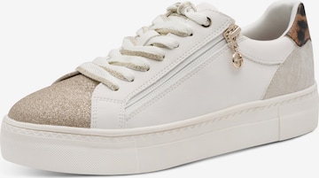 Tamaris Низкие кроссовки в Белый: спереди