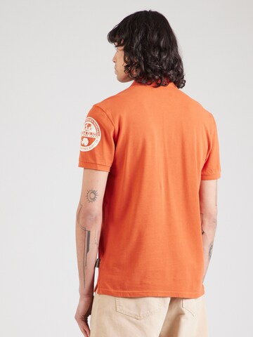 NAPAPIJRI Poloshirt 'E-AMUNDSE' in Orange: Rückseite