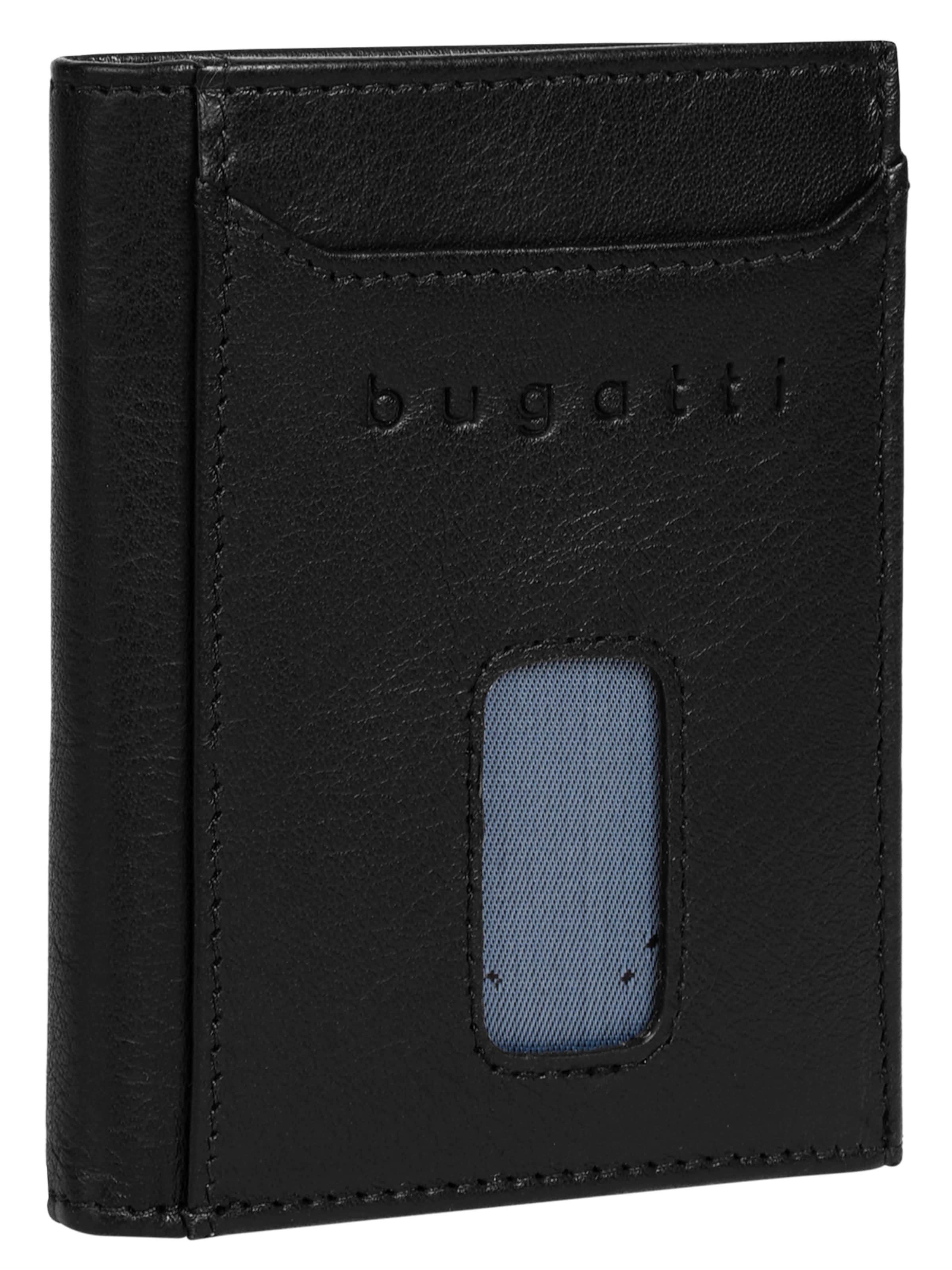 bugatti Wallet 'bugatti Geldbörse SECURE SLIM' in Black