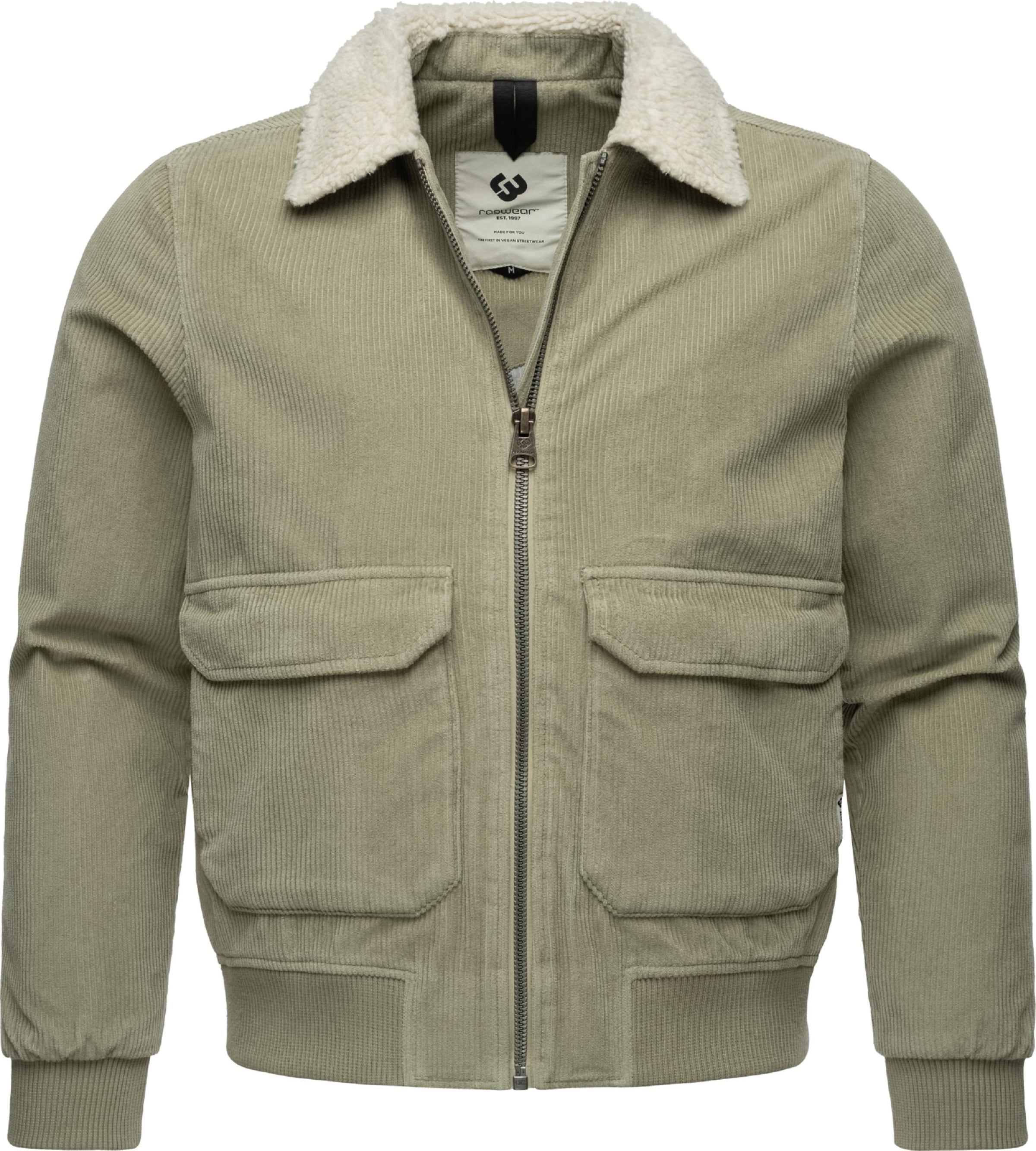 Geacă de primăvară-toamnă 'Aviss' de la Ragwear pe verde: față