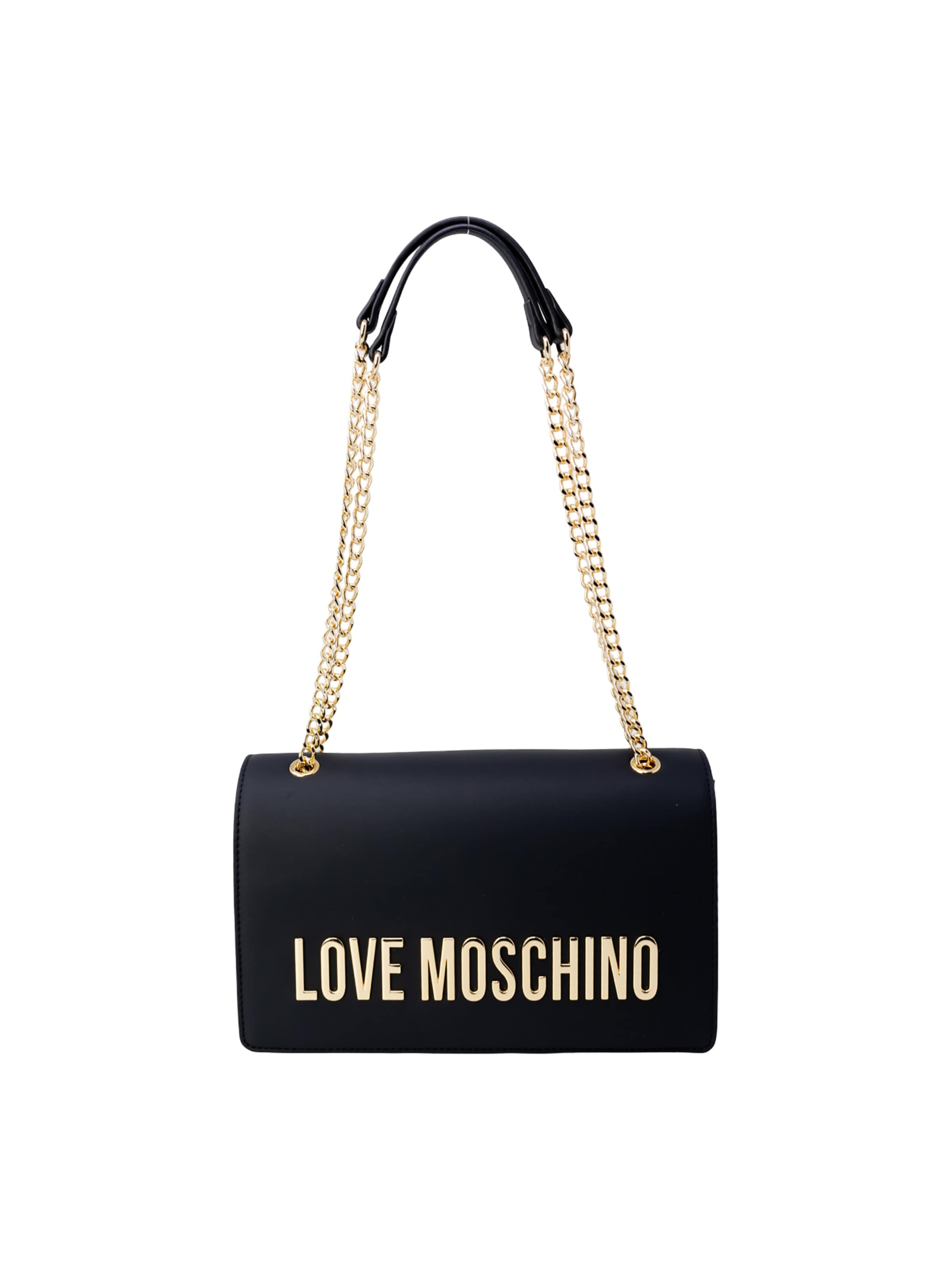 Love Moschino Shoulder Bag in Black: front