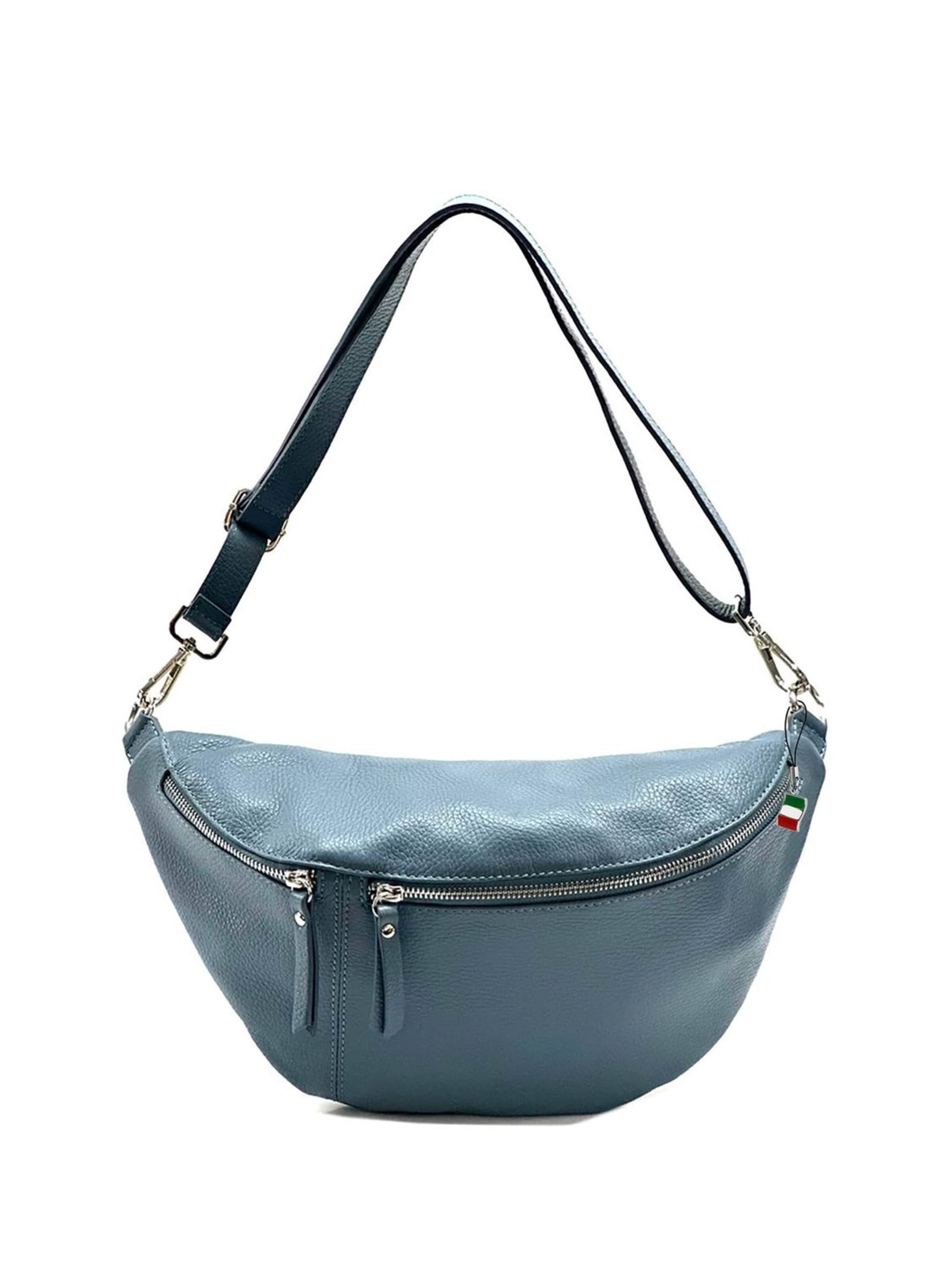 Florence Fanny Pack in Blue: front