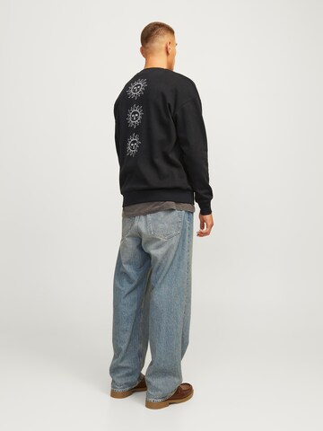 JACK & JONES Sweatshirt 'JJMystic' in Black