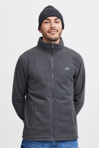 BLEND Fleece jacket in Grey: front
