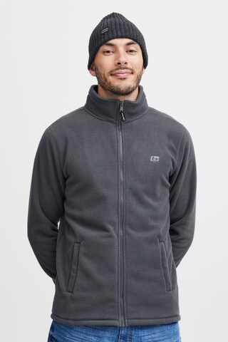 BLEND Fleece Jacket in Grey: front