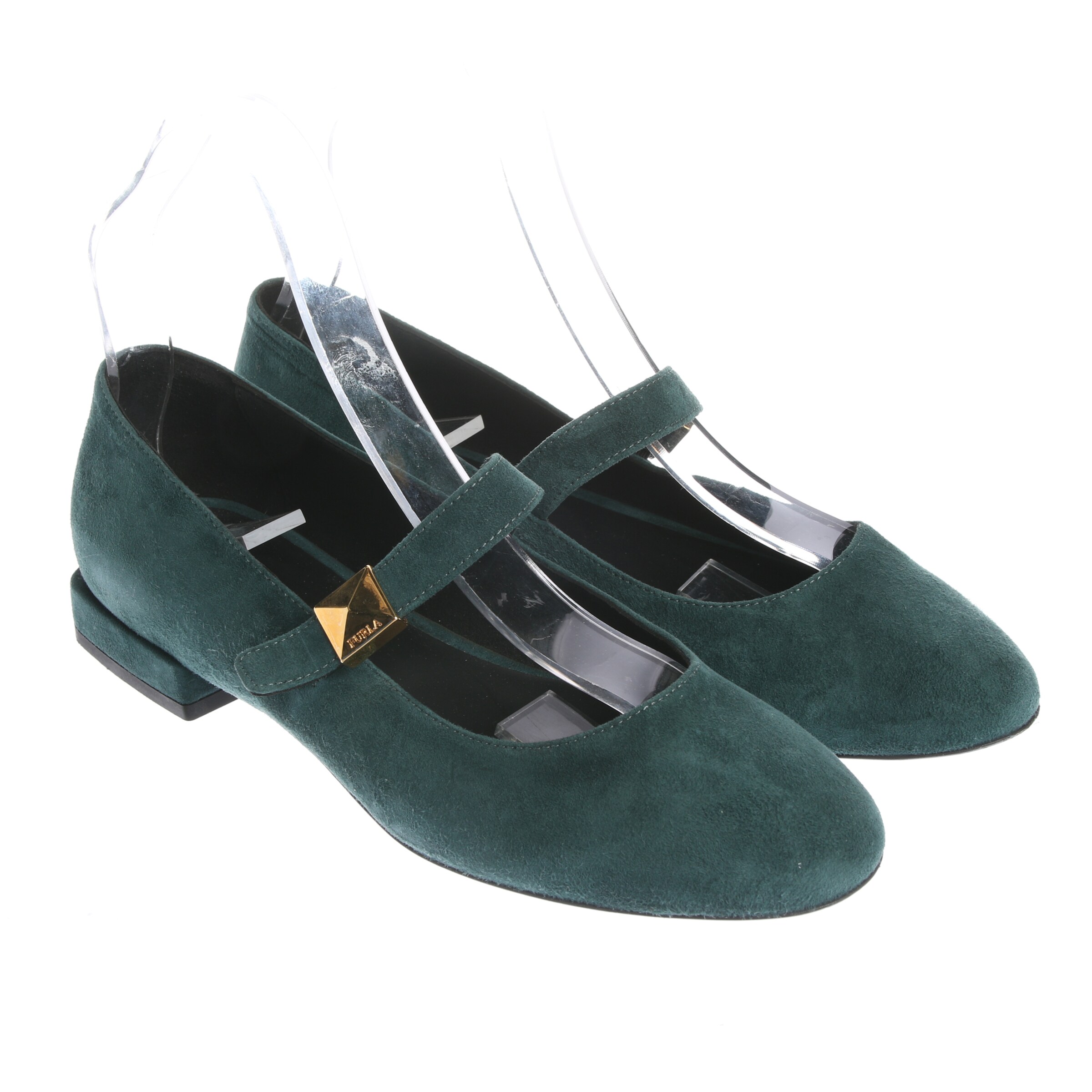 FURLA Flats & Loafers in 36 in Green: front