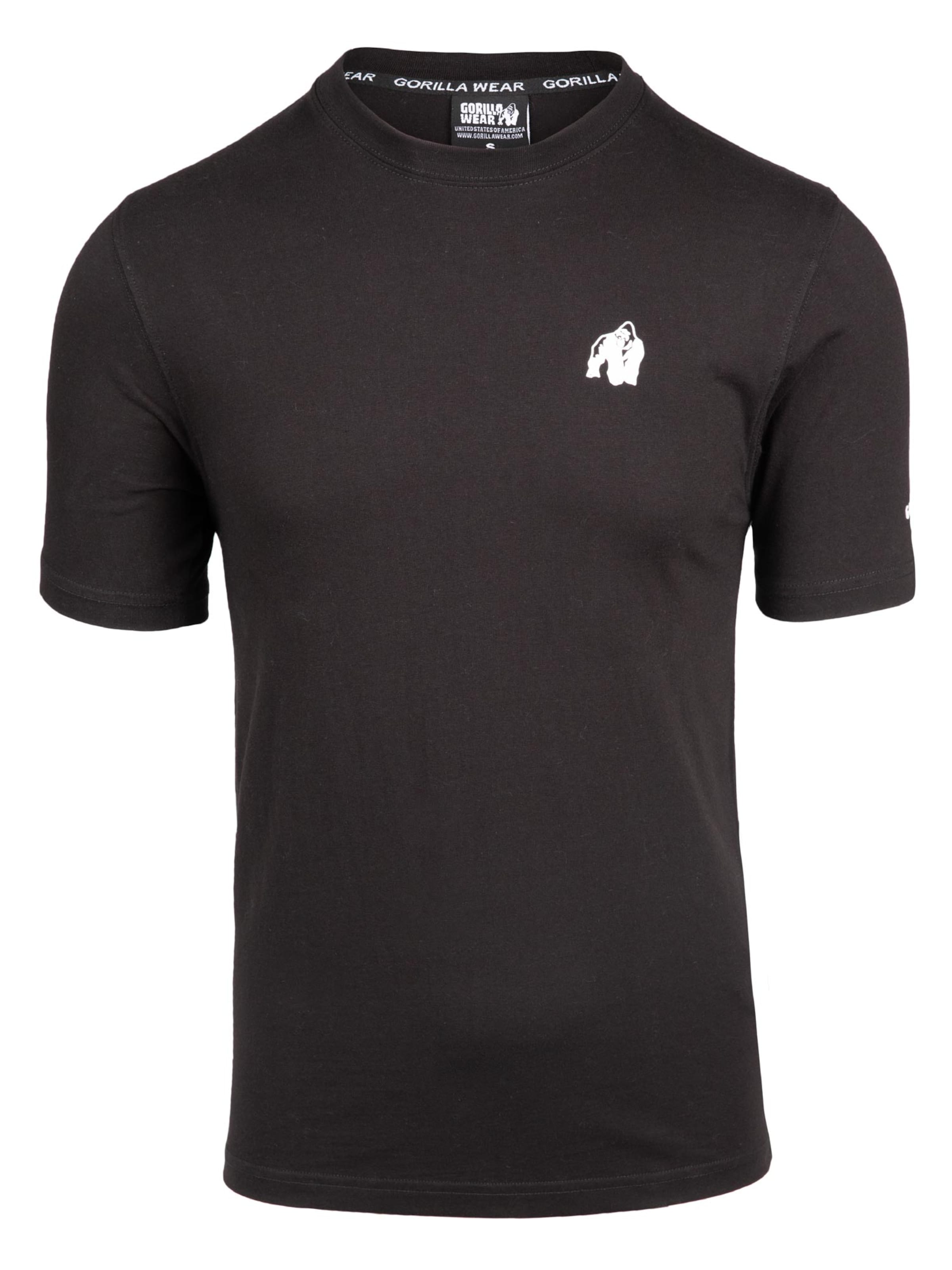 Gorilla Wear Shirt 'Leon' in Zwart: voorkant