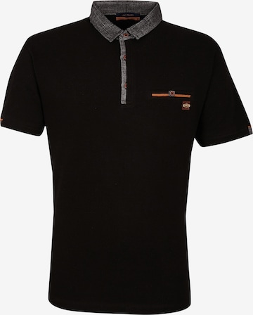 Leif Nelson Shirt in Zwart: voorkant