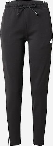 Regular Pantaloni sport de la ADIDAS SPORTSWEAR pe negru: față