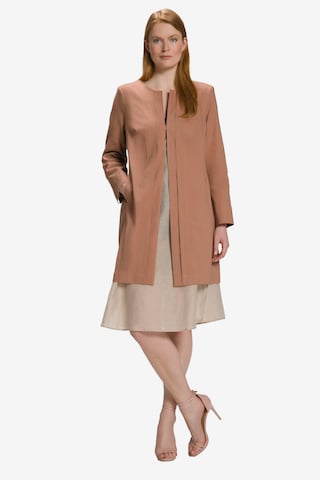 Ulla Popken Between-Season Jacket in Brown: front