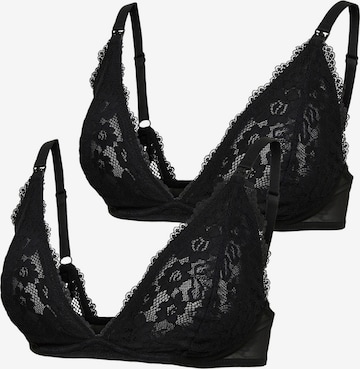 MAMALICIOUS Triangel BH 'MLSOFI' in Schwarz: Vorderseite