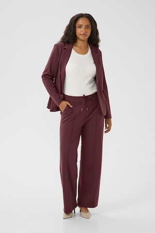 Loosefit Pantalon 'Jenna' KAFFE CURVE en marron