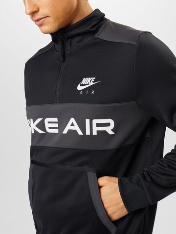 Bluză de molton de la Nike Sportswear pe negru