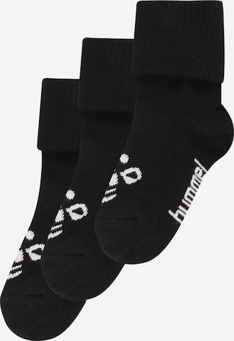 Chaussettes 'SORA' Hummel en noir : devant