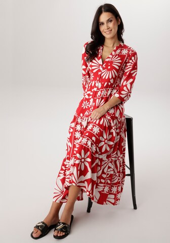 Aniston SELECTED Blusenkleid in Rot