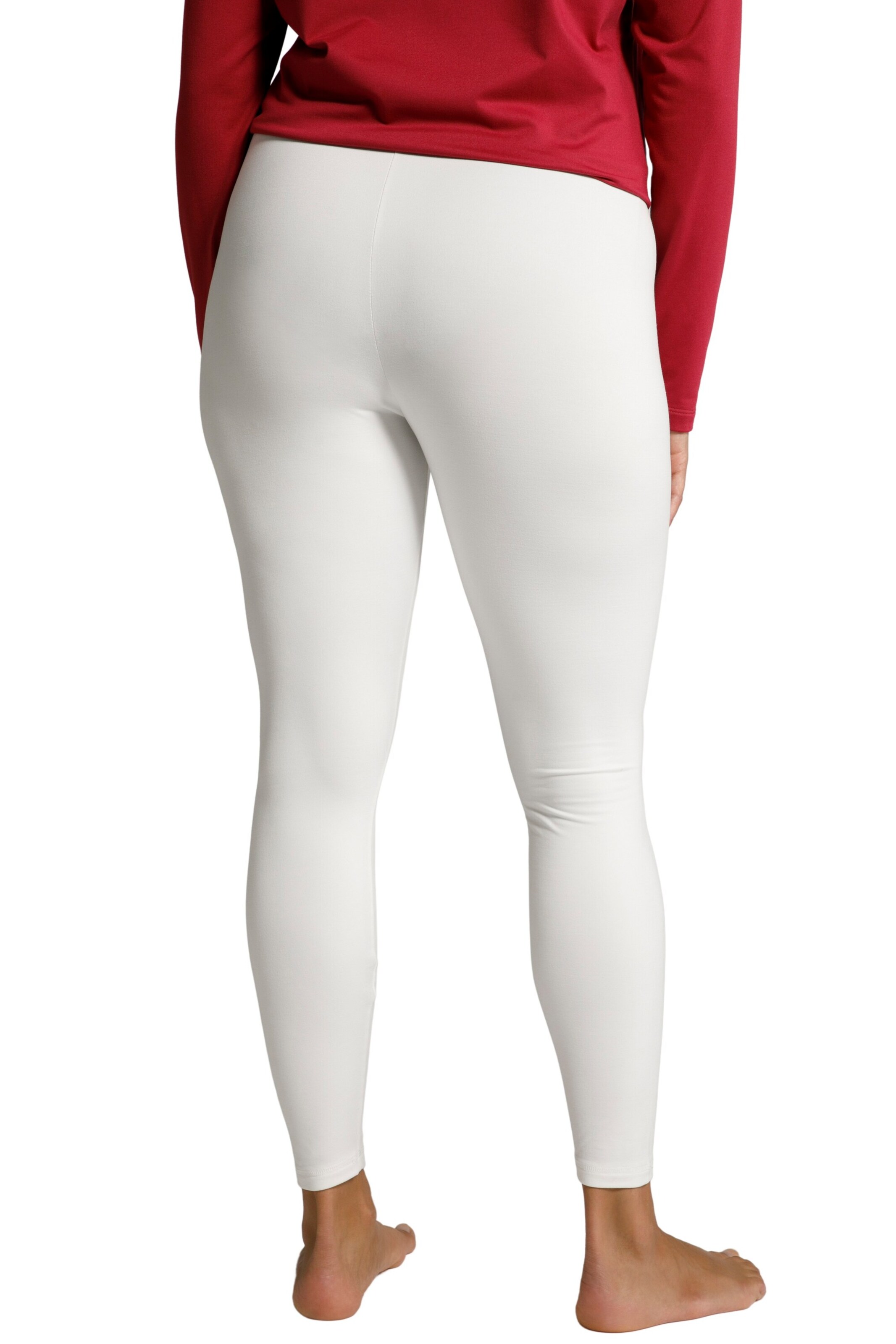 Ulla Popken Skinny Weatherproof pants in White
