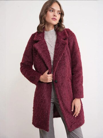 MixRay Between-Seasons Coat in Red