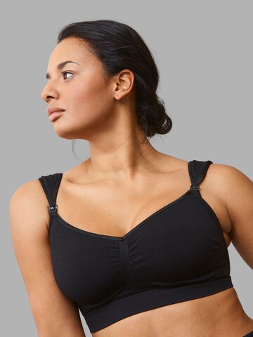 BOOB Regular Nursing bra in Black: front