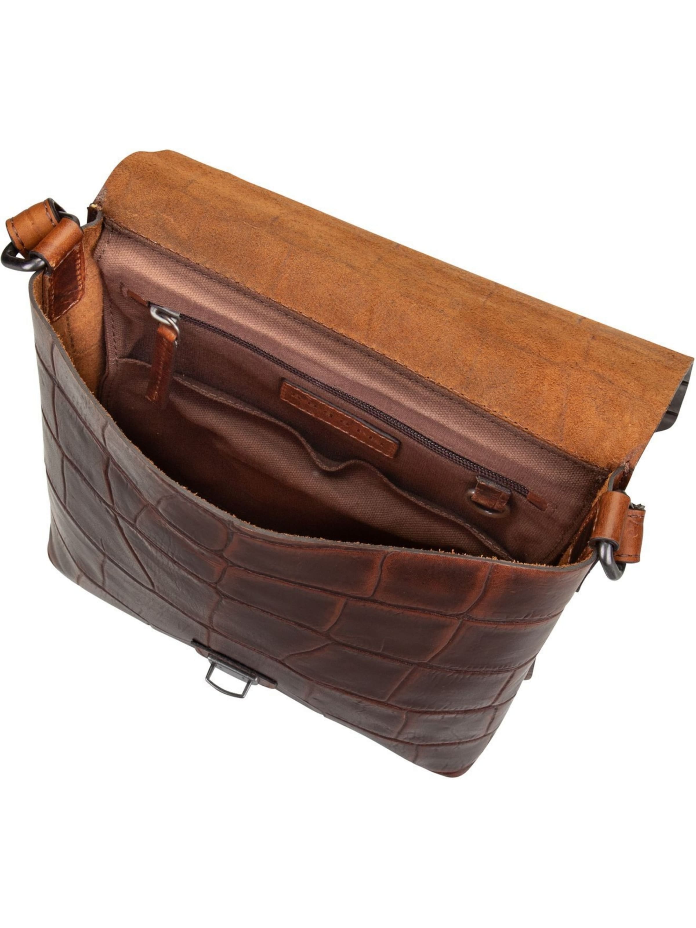 bugatti Schoudertas 'Nevio' in Bruin