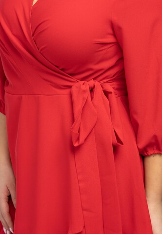 Karko Cocktail Dress ' NARCYZA ' in Red