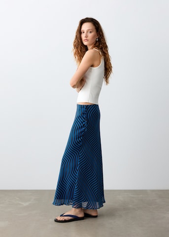 MANGO TEEN Skirt in Blue